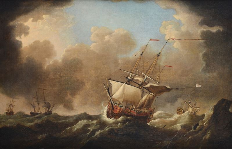 Marina con navi britanniche