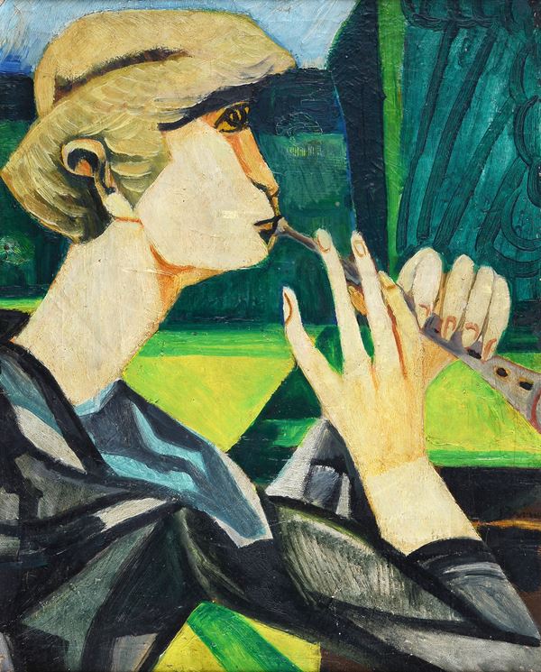 Remo Brindisi - Suonatore di flauto