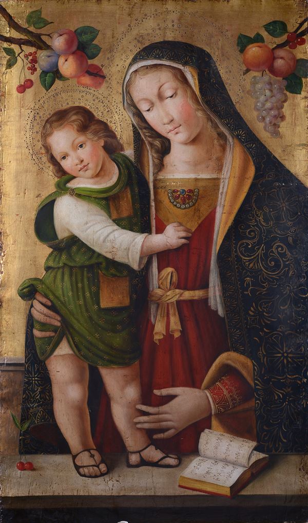 Anonimo, XIX - XX sec. - Madonna col Bambino