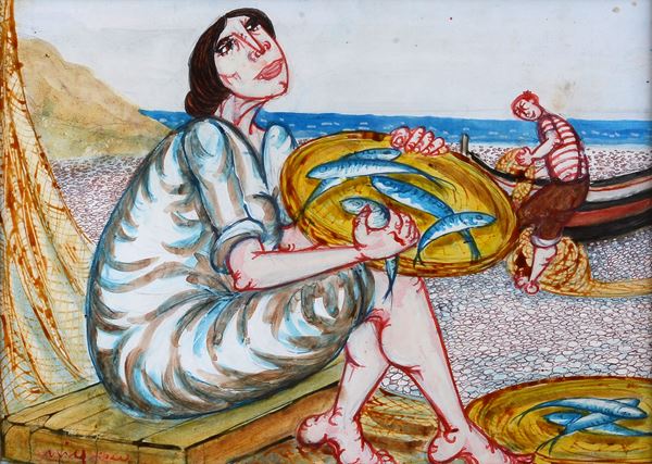Giuseppe Migneco - Pescatori