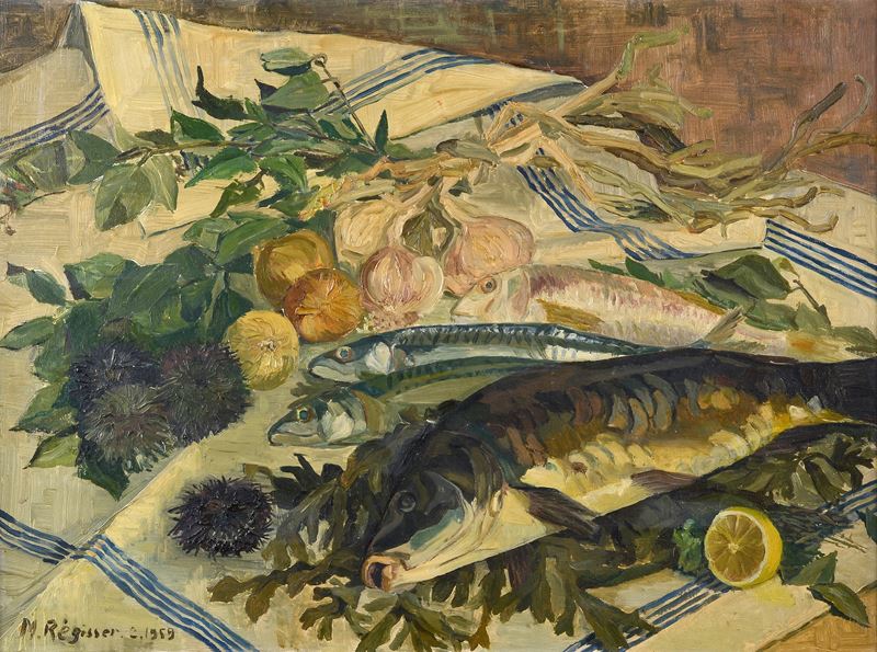 Natura morta con pesci