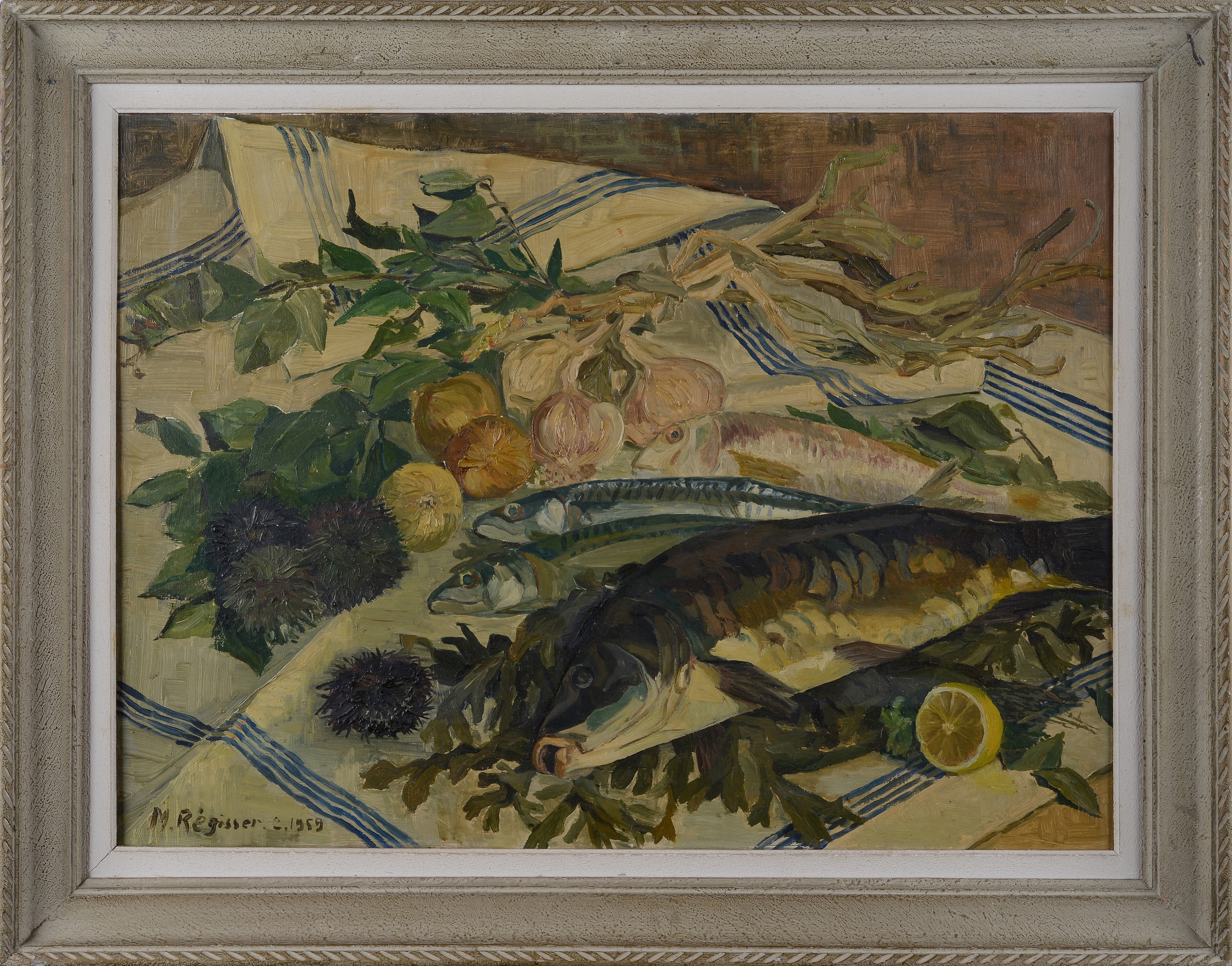 Natura morta con pesci