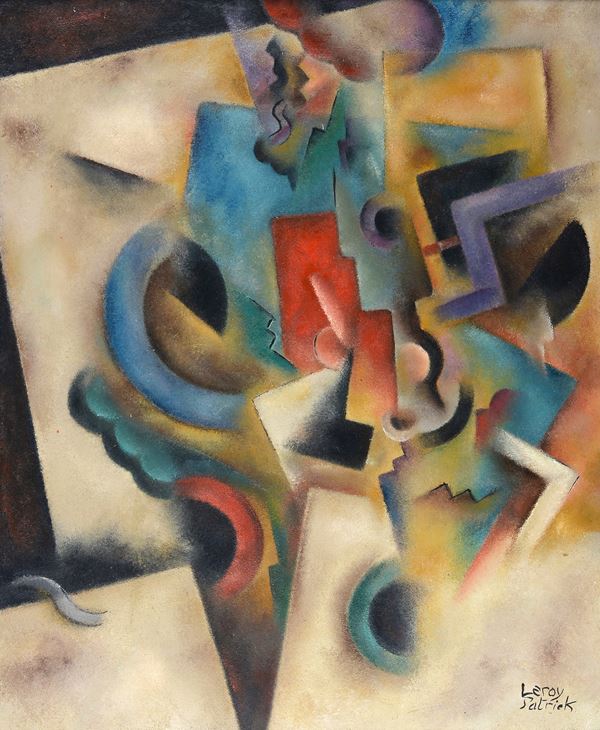 Attr. a Patrick Leroy - Composizione cubista