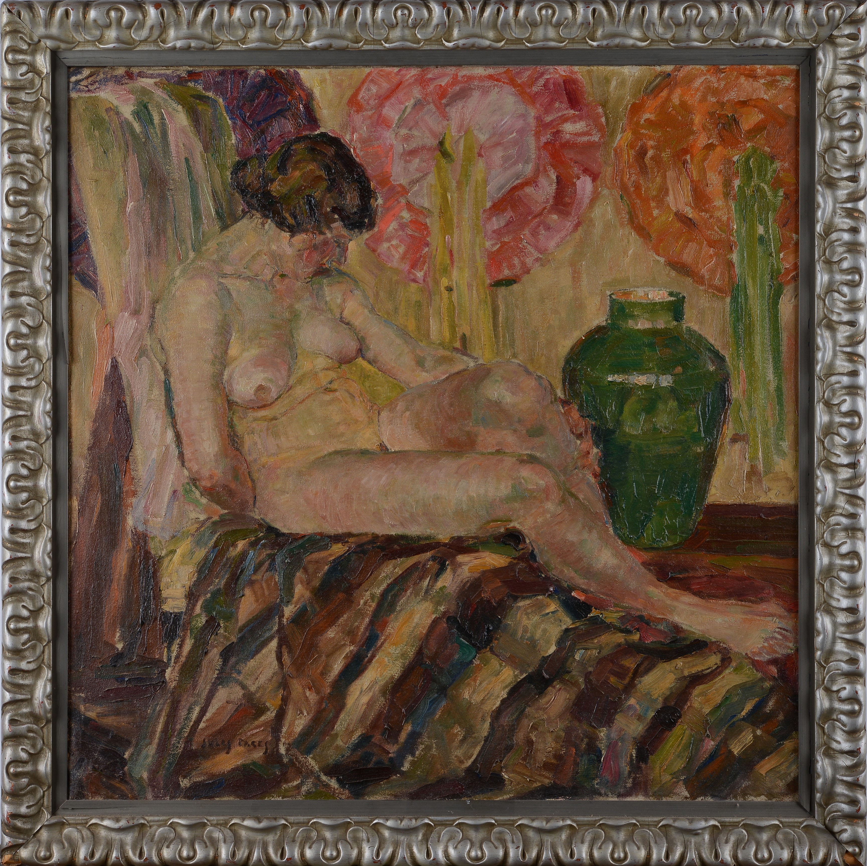 Nudo sul sofa