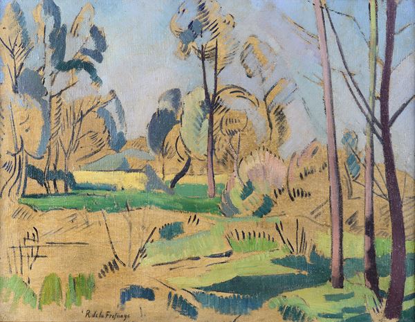 Attr. a Roger Fresnaye - Paesaggio