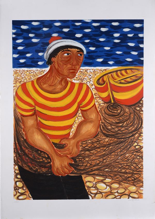 Giuseppe Migneco - Pescatore