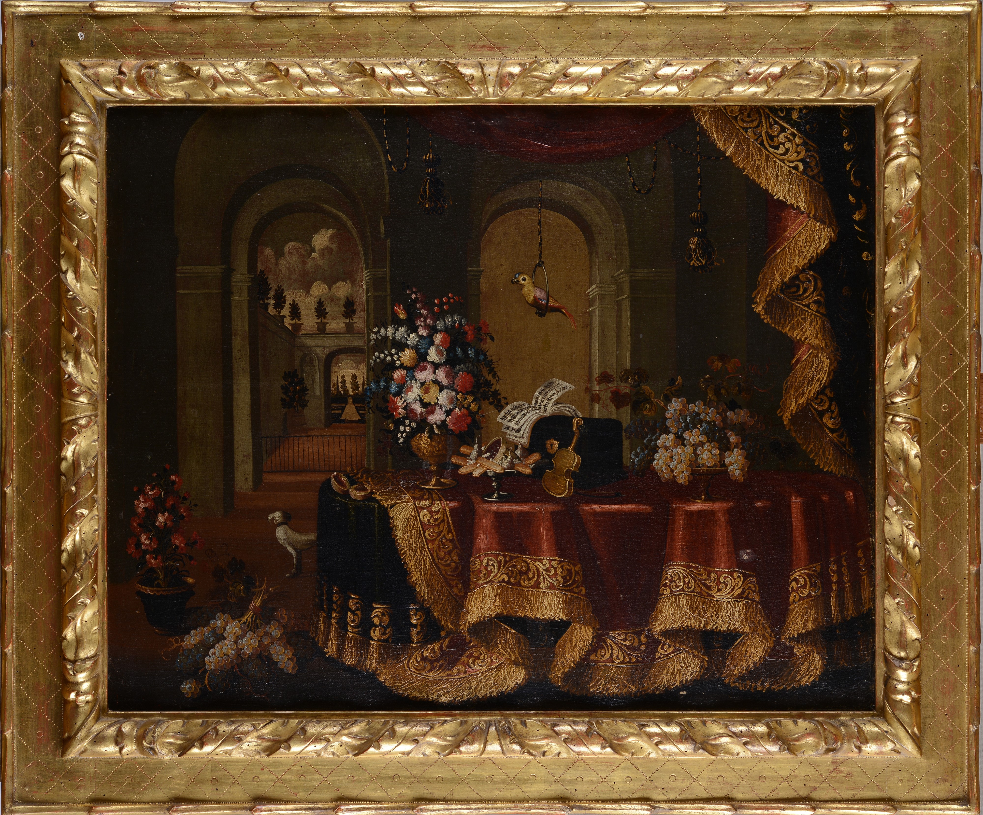 Natura morta in un interno