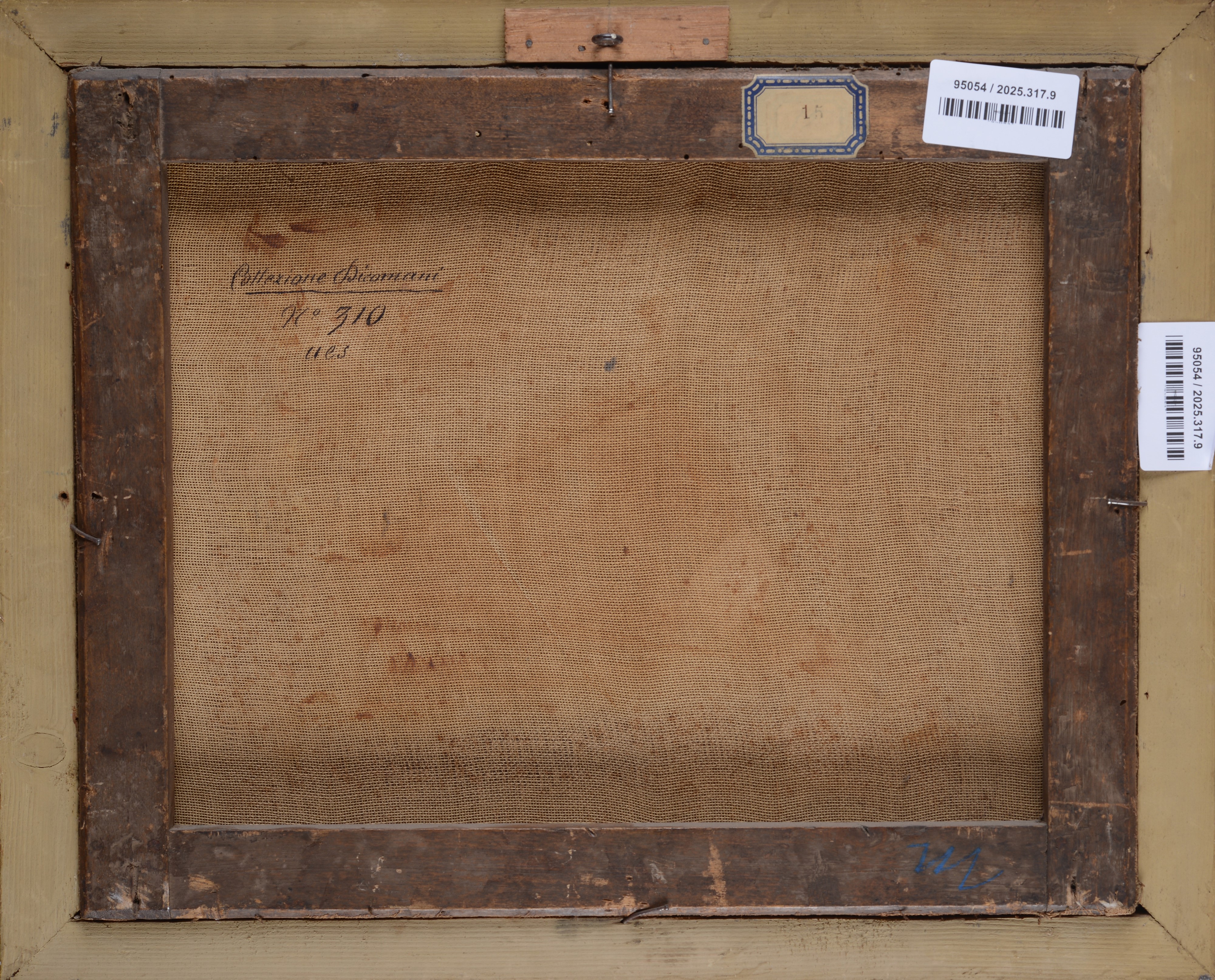 Paesaggio montano con figure