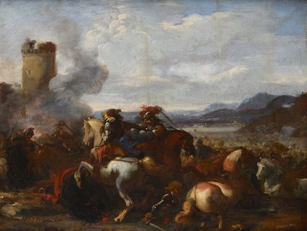 Ambito di Jacques Courtois Il Borgognone - Battle