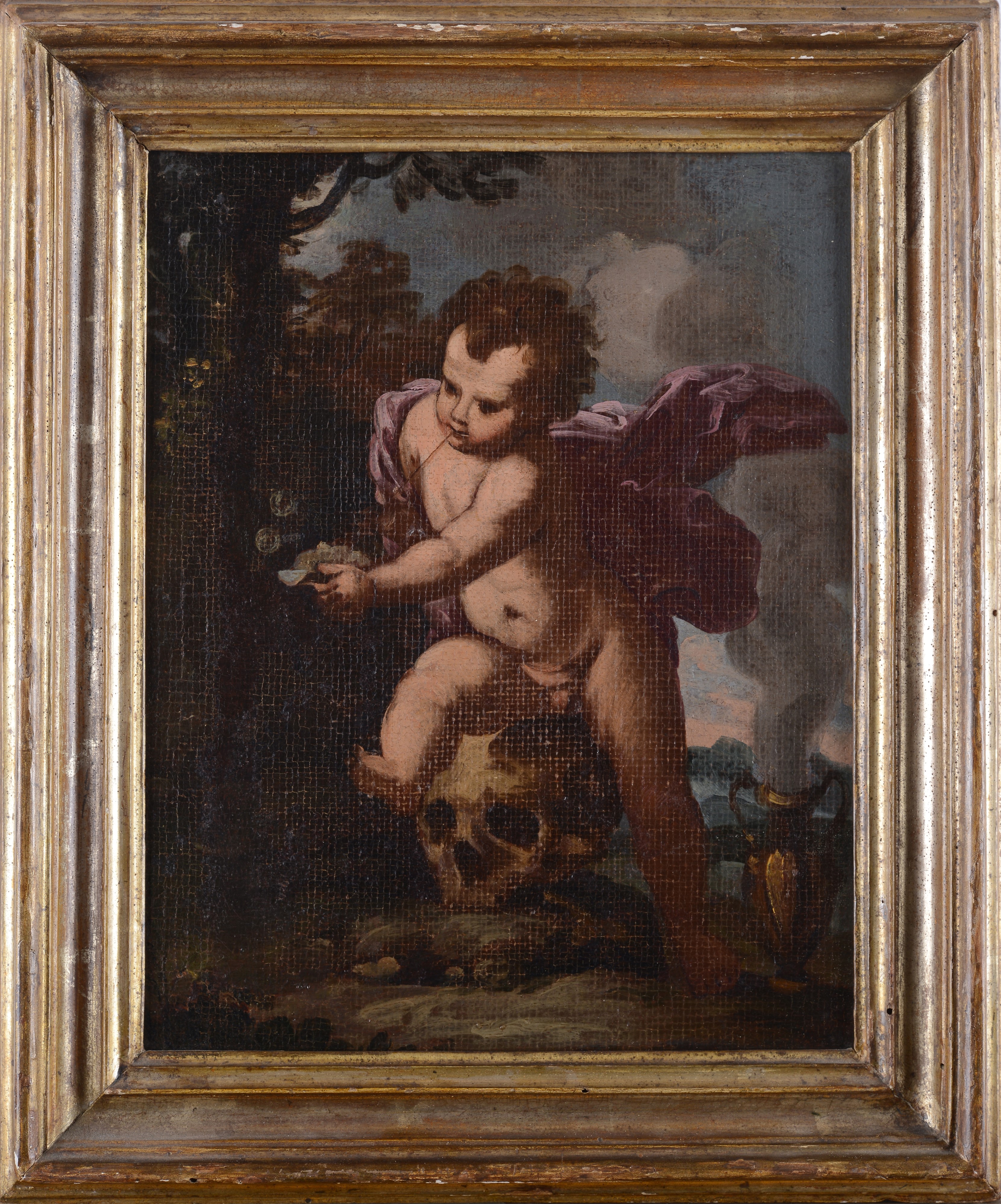 Putto con teschio