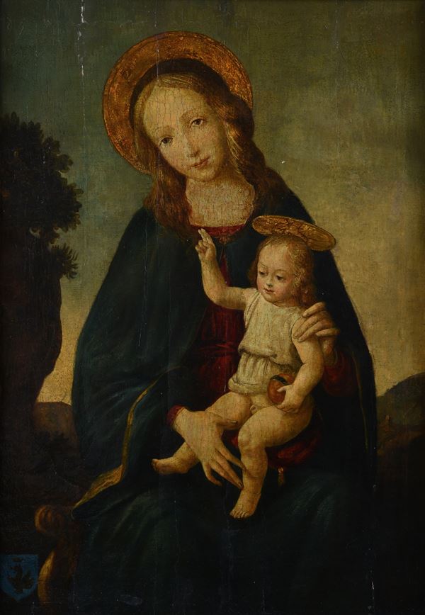 Scuola Italia Centrale, XV - XVI sec. - Madonna con Bambino
