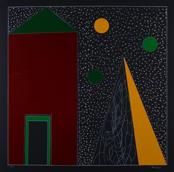 Franco Angeli : Untitled  - Screen printing - Auction MODERN AND CONTEMPORARY ART - Galleria Pananti Casa d'Aste