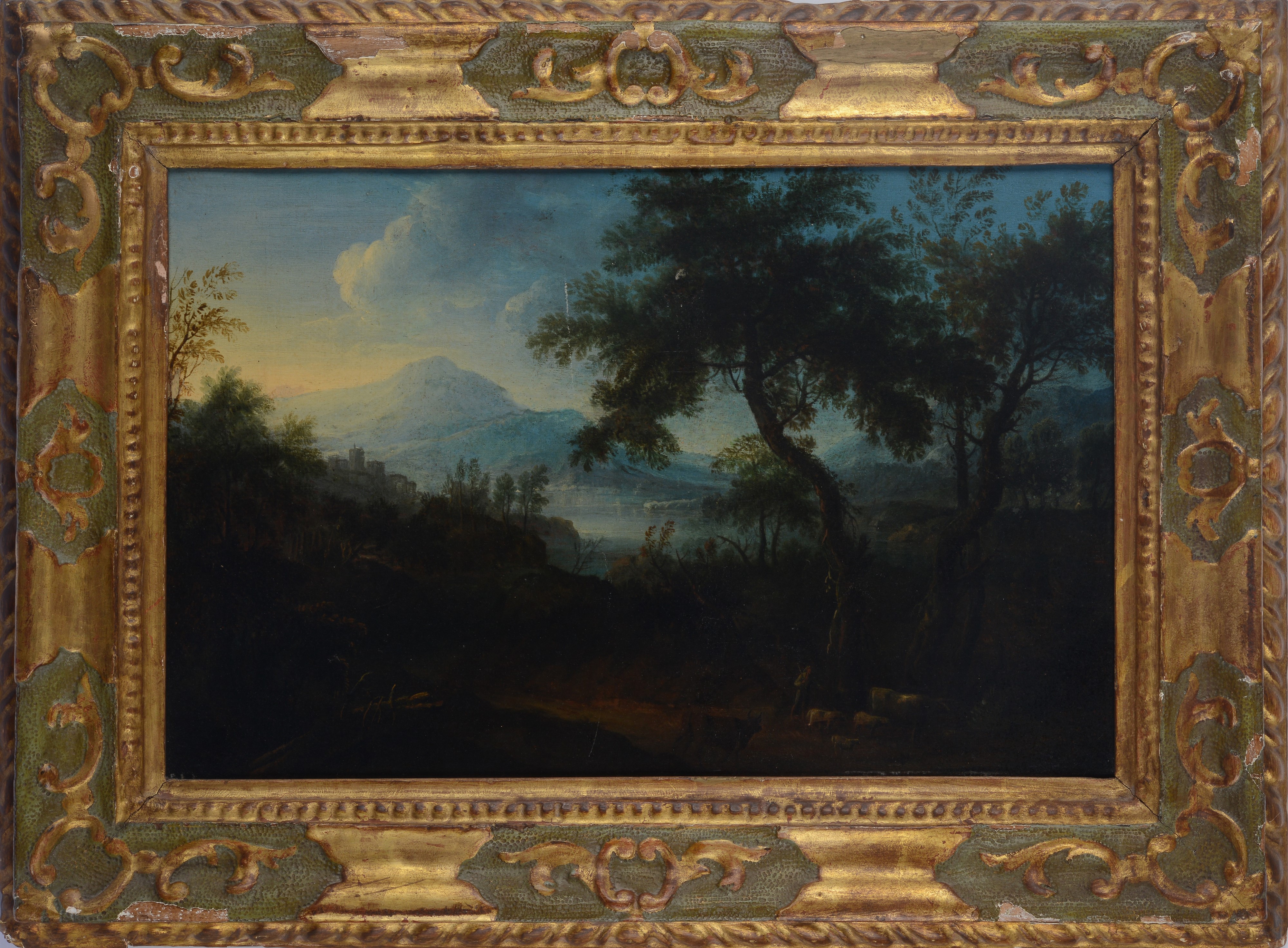 Paesaggio con pastore