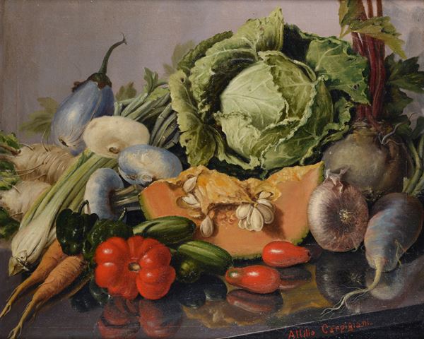 Attilio Forghieri  Carpigiani,Attilio Froghieri detto Carpigiani - Natura morta
