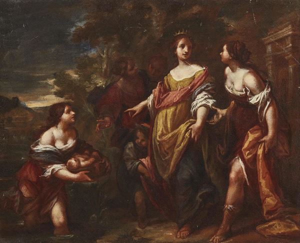 Simone Pignoni - Ritrovamento di Mosè