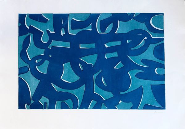 Carla Accardi : La ricerca del colore  (2000)  - Acquaforte acquatinta - Asta ARTE MODERNA E CONTEMPORANEA - Galleria Pananti Casa d'Aste