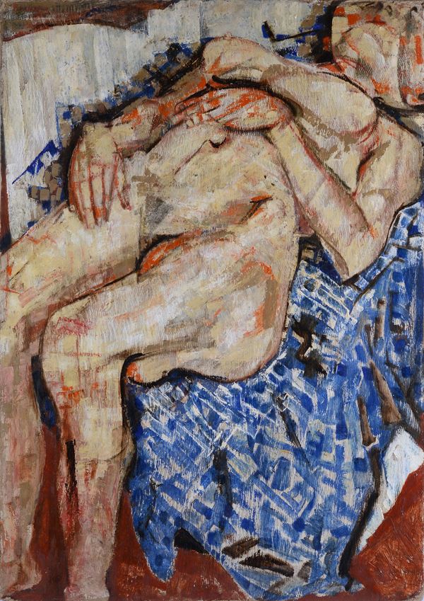 Fausto Pirandello - Figura Riversa (Nudo Lunatico)