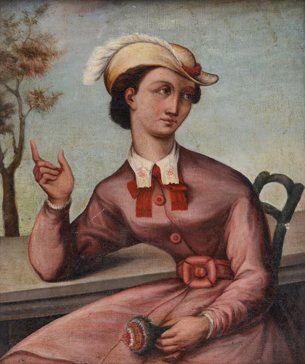 Anonimo, XIX sec. - Ritratto di Signora