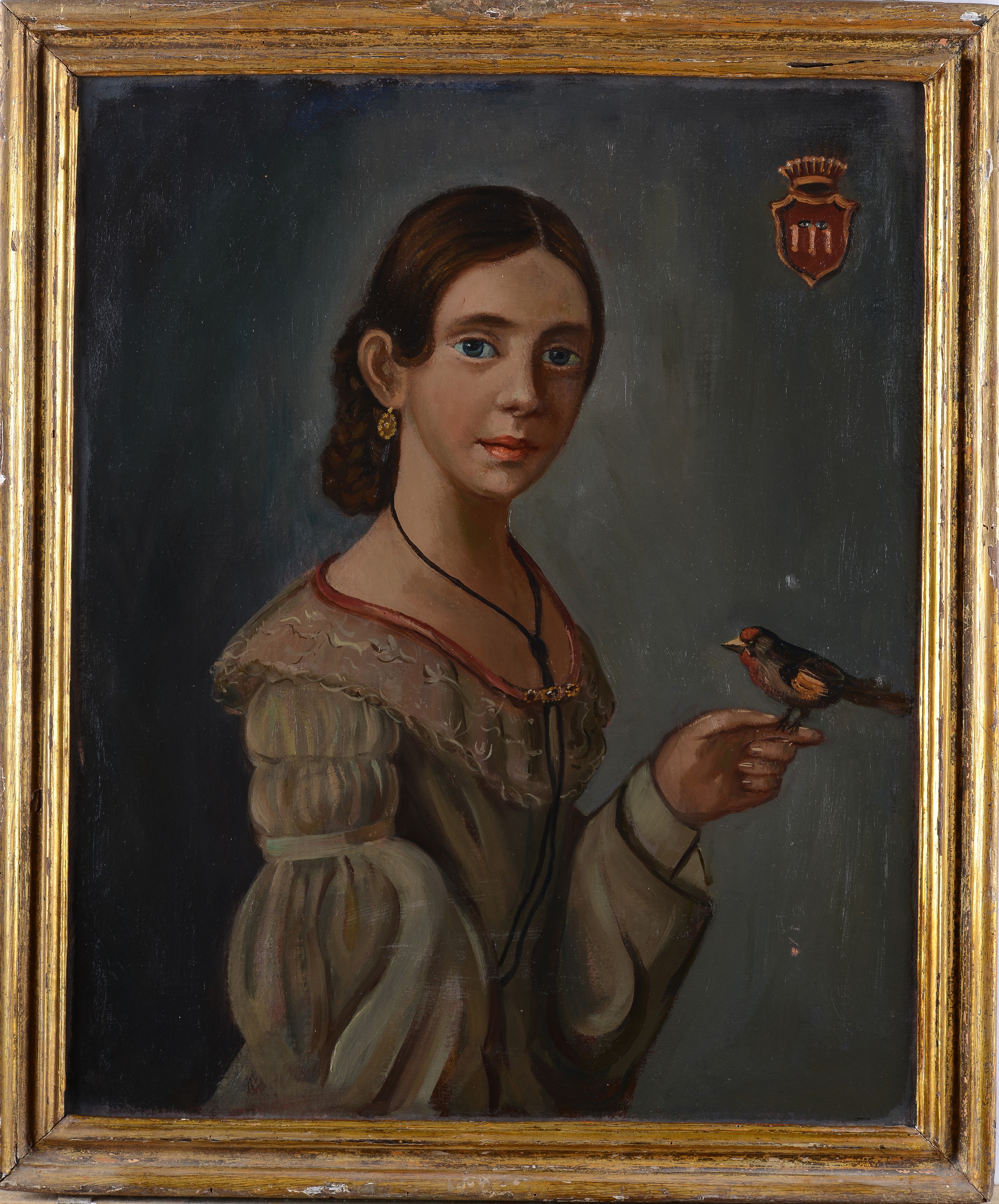 Ragazza con uccellino