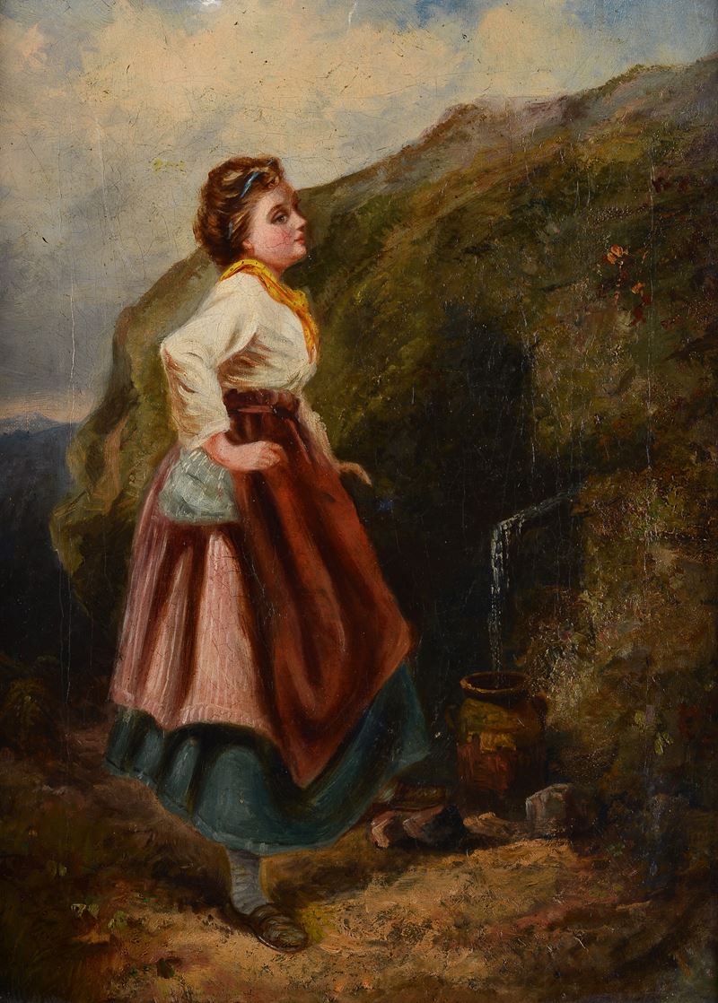 Ragazza alla fonte