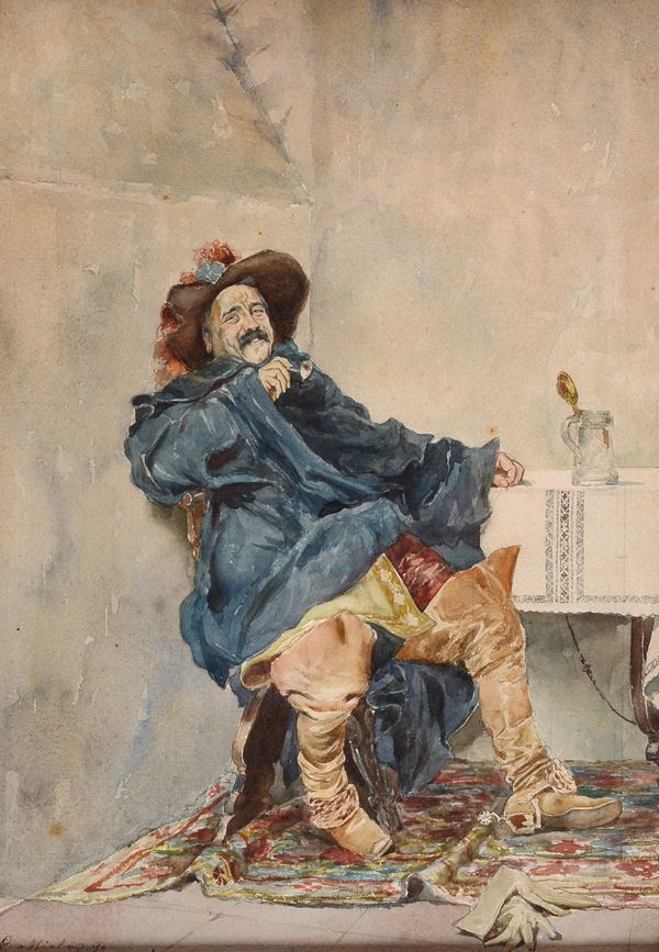 Camillo Miola detto Biacca - Bevitore