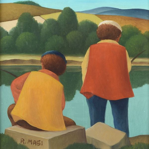 Roberto Masi - Pescatori in Arno