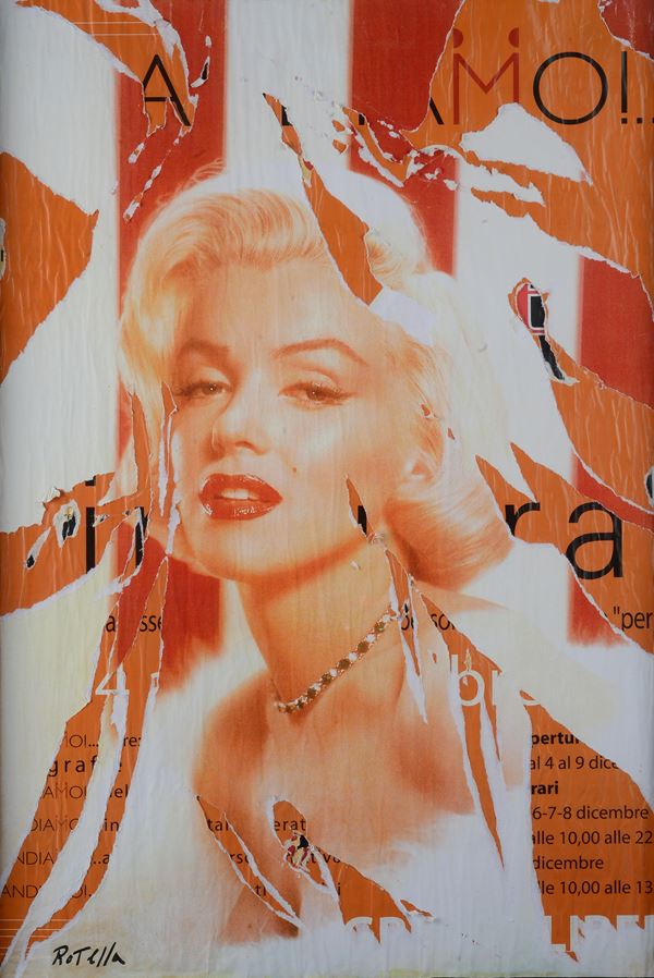 Mimmo Rotella - Moi Marilyn