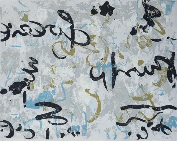 Mimmo Rotella - Senza titolo