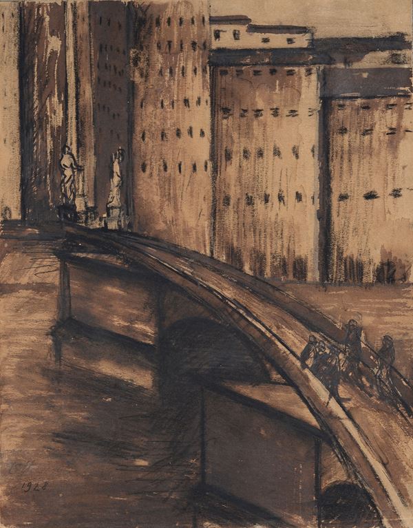 Ottone Rosai - Ponte Santa Trinita