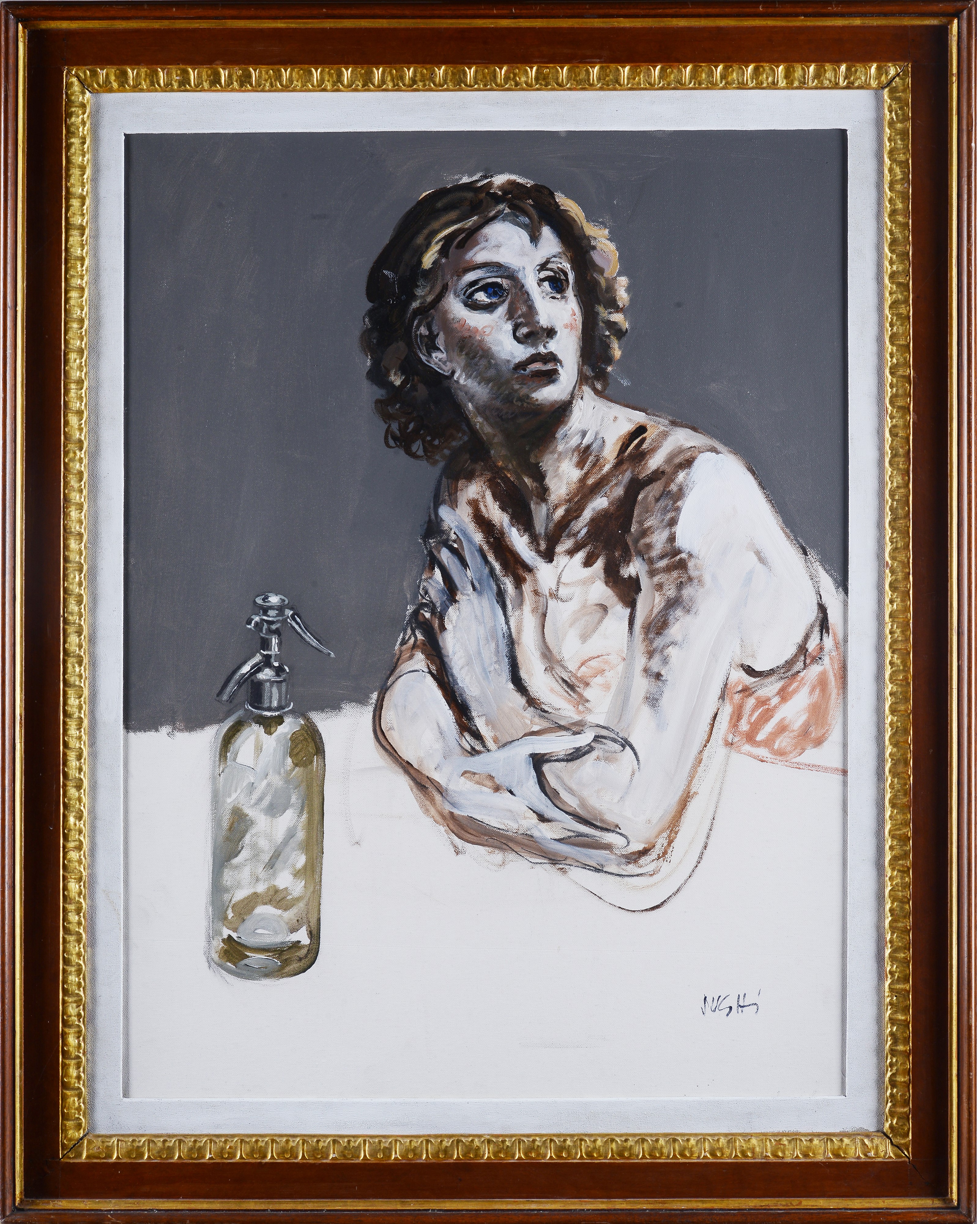 Alberto Sughi - Donna al Bar