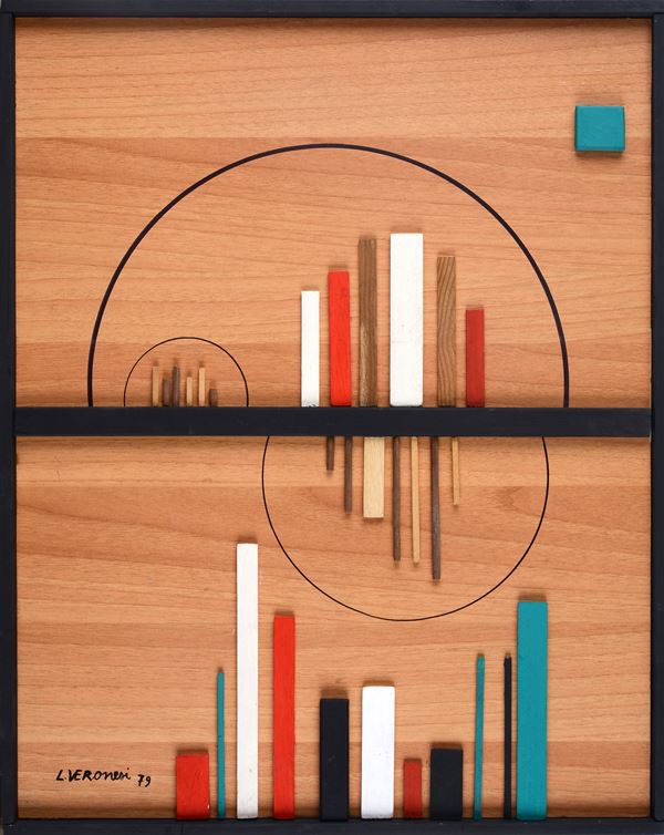 Luigi Veronesi - Untitled (Colored Wood 12/37)