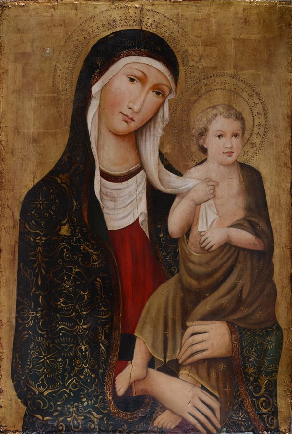 Anonimo, XX sec. - Madonna con Bambino
