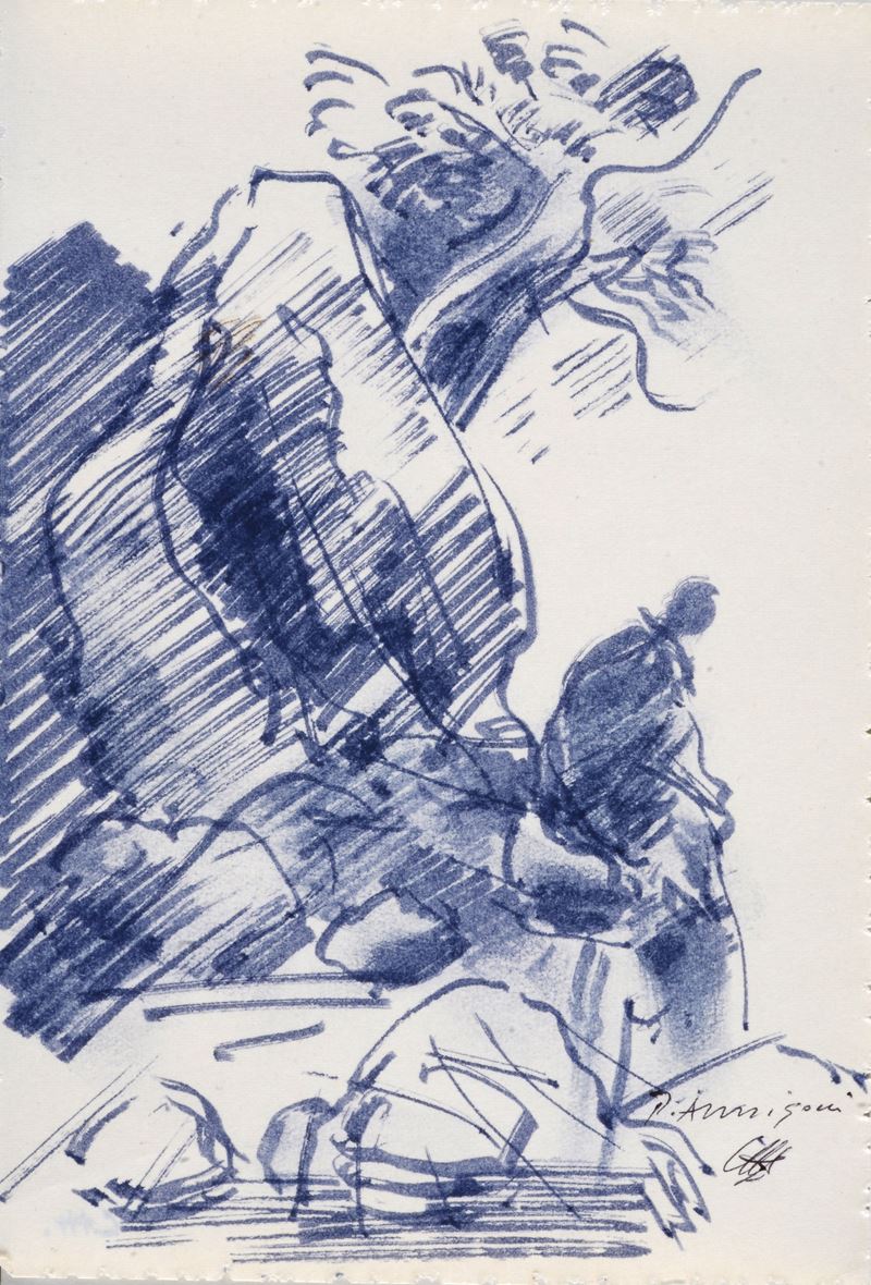 Paesaggio con figura