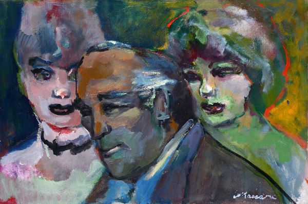 Mino Maccari - Three characters