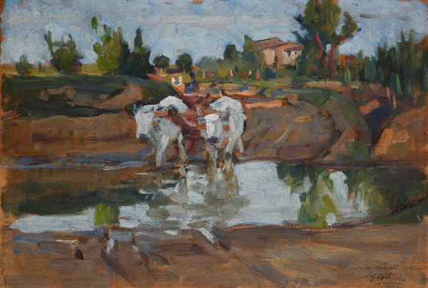 Luigi Gioli - Oxen