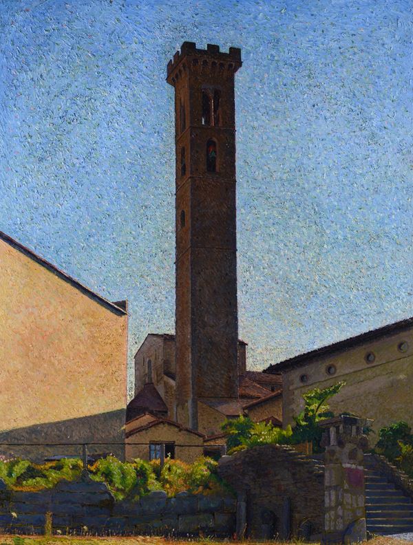 Valentino Ghiglia - Campanile di Fiesole