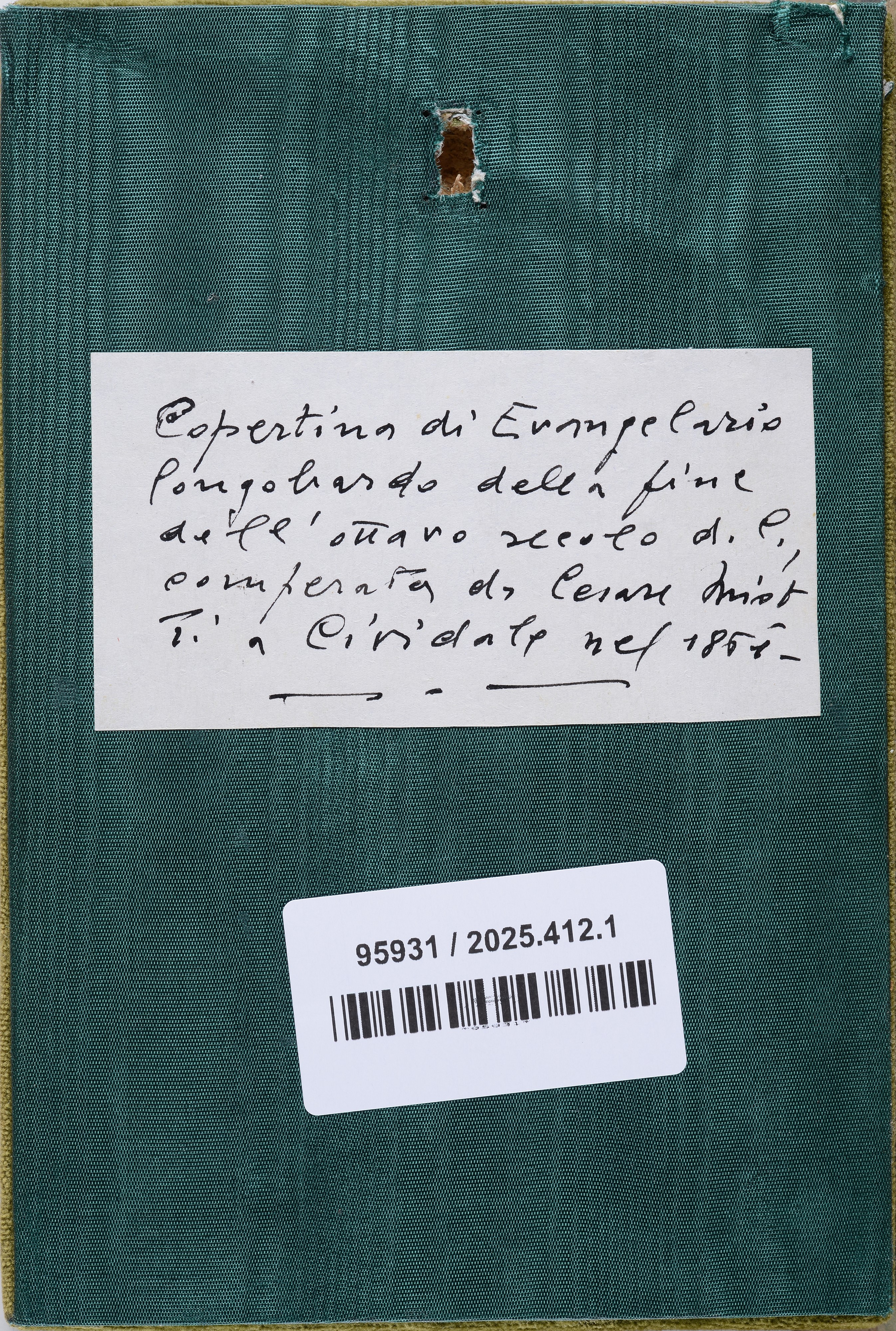 Coperta di Evangelario