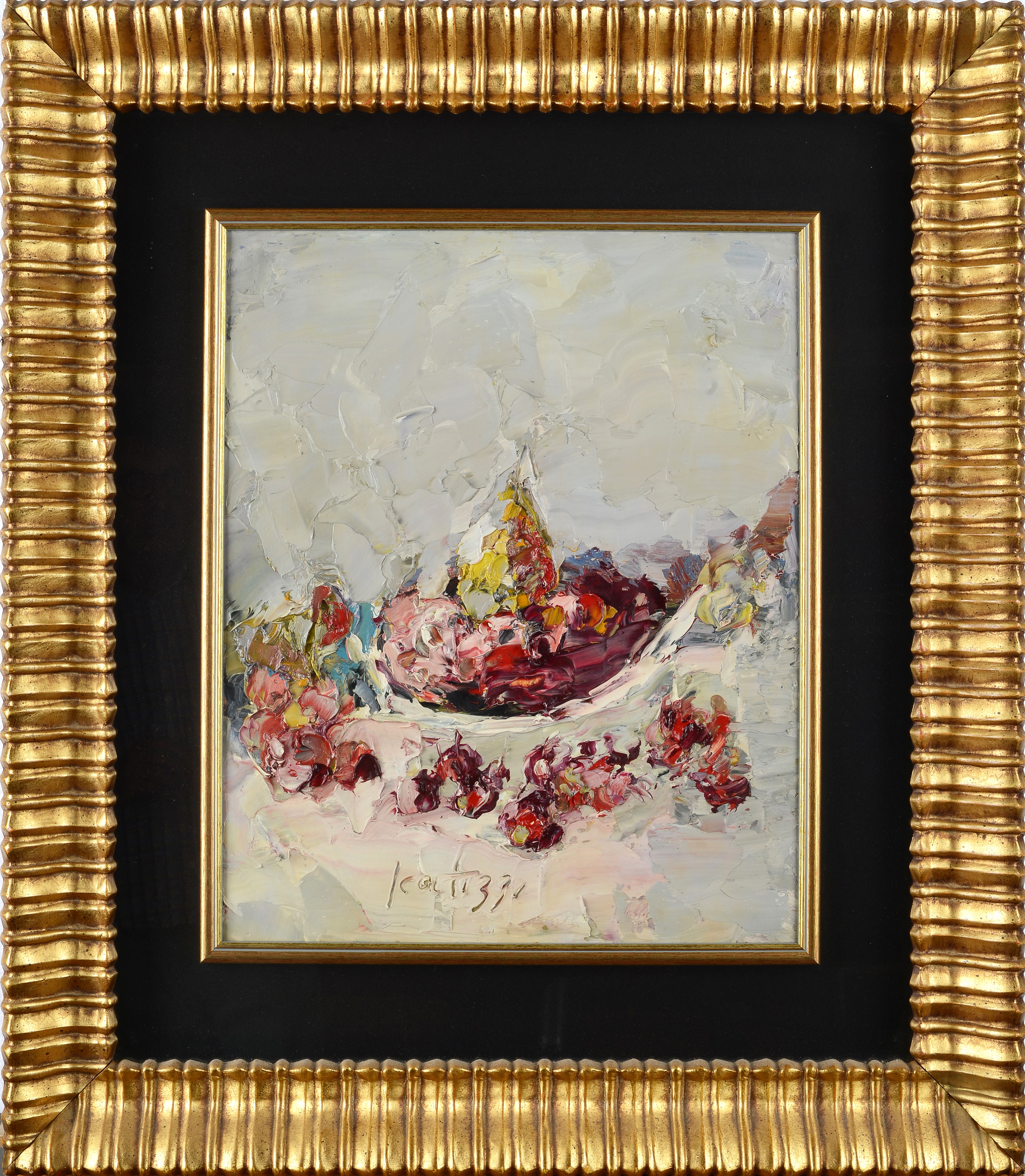 Sergio Scatizzi - Frutti, olio su tavola