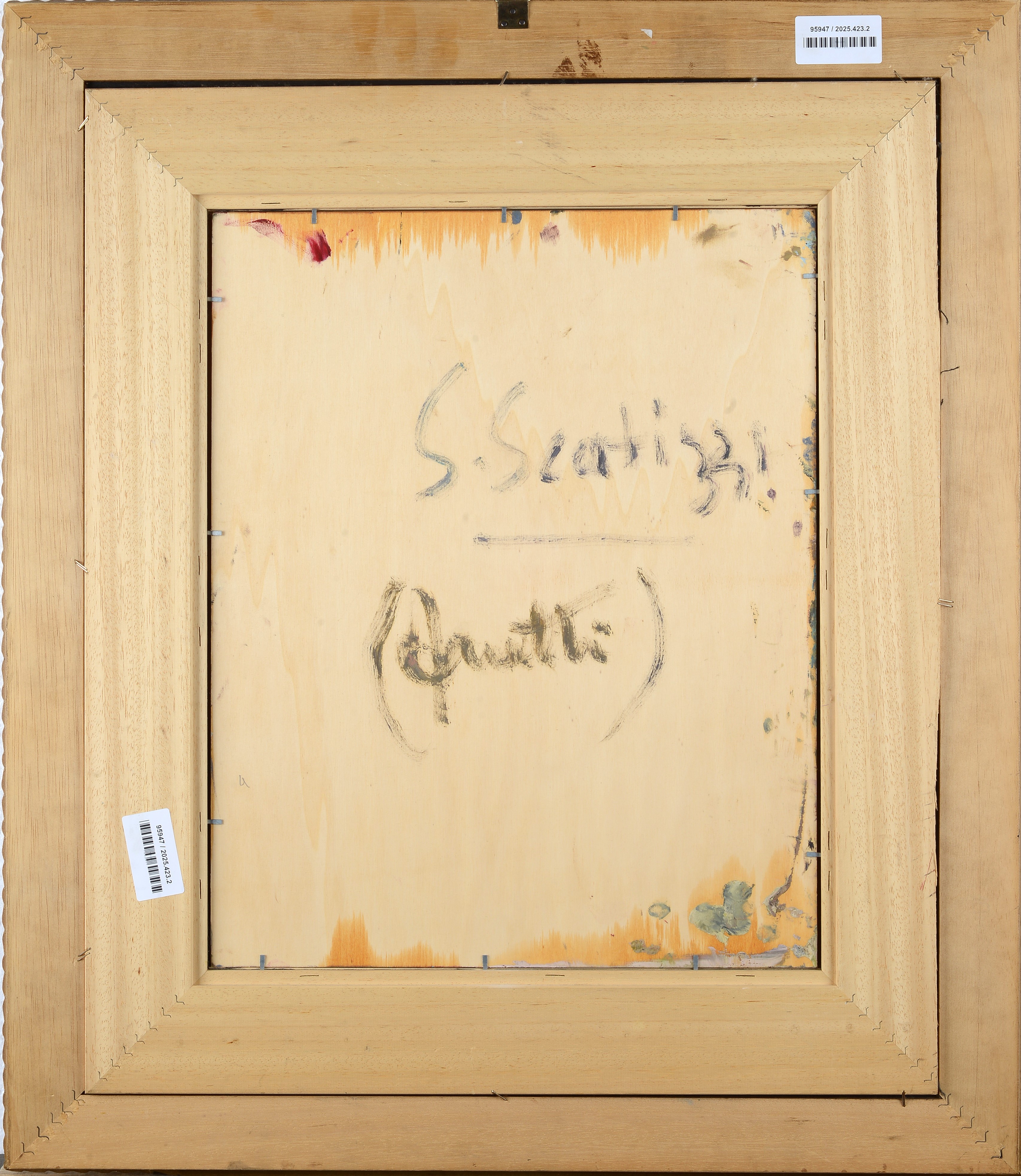 Sergio Scatizzi - Frutti, olio su tavola