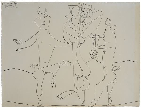 Pablo Picasso - Jeux sur le plage