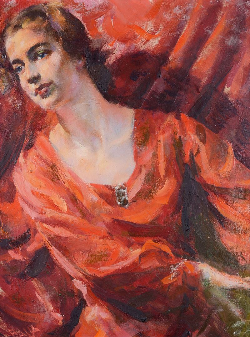 Fiamma fuggente; Ritratto di Elica Balla a 21 anni