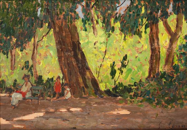 Giovanni Lomi - Nel bosco