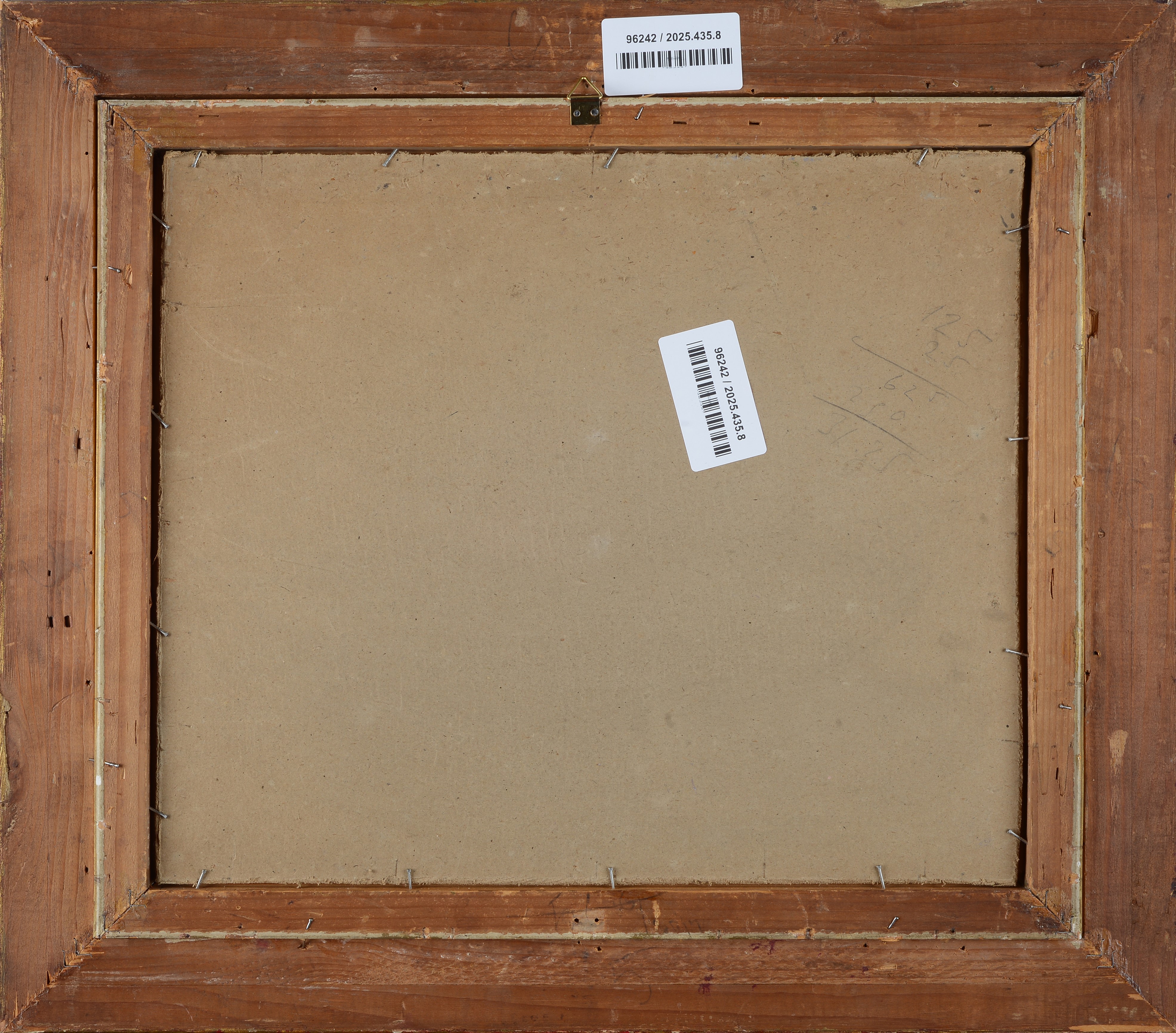 Strada con contadino e cavallo