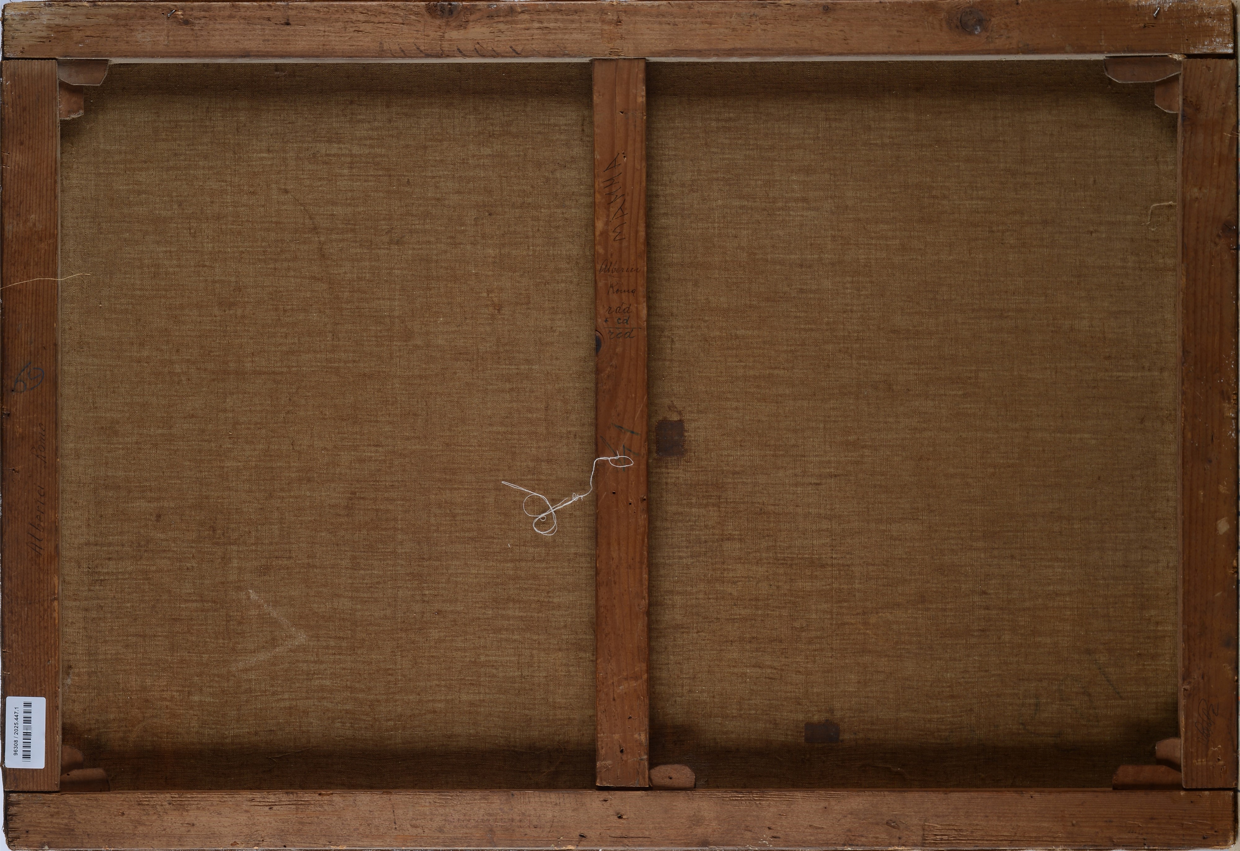 Paesaggio con scorcio di chiesa e figure