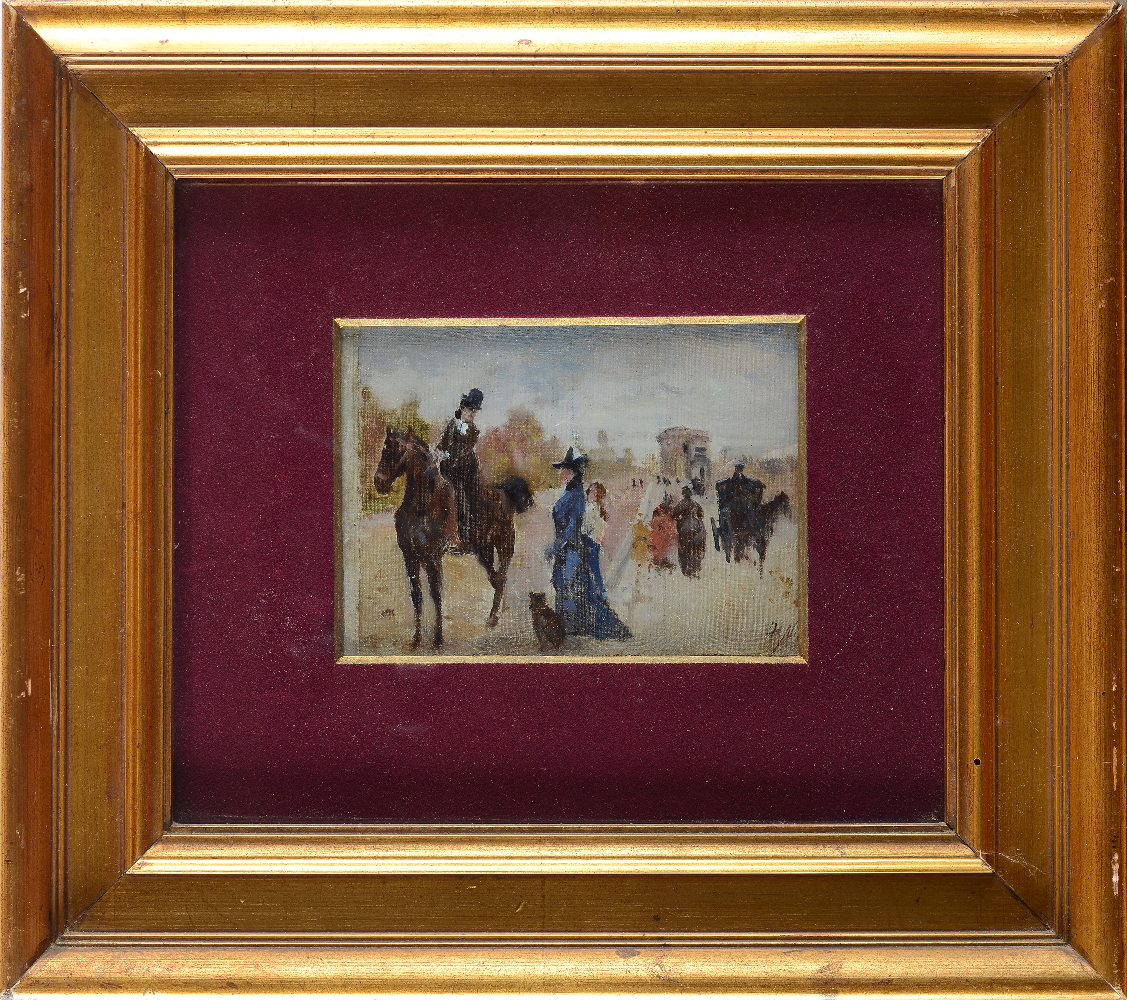 Figure sugli Champs Elysée