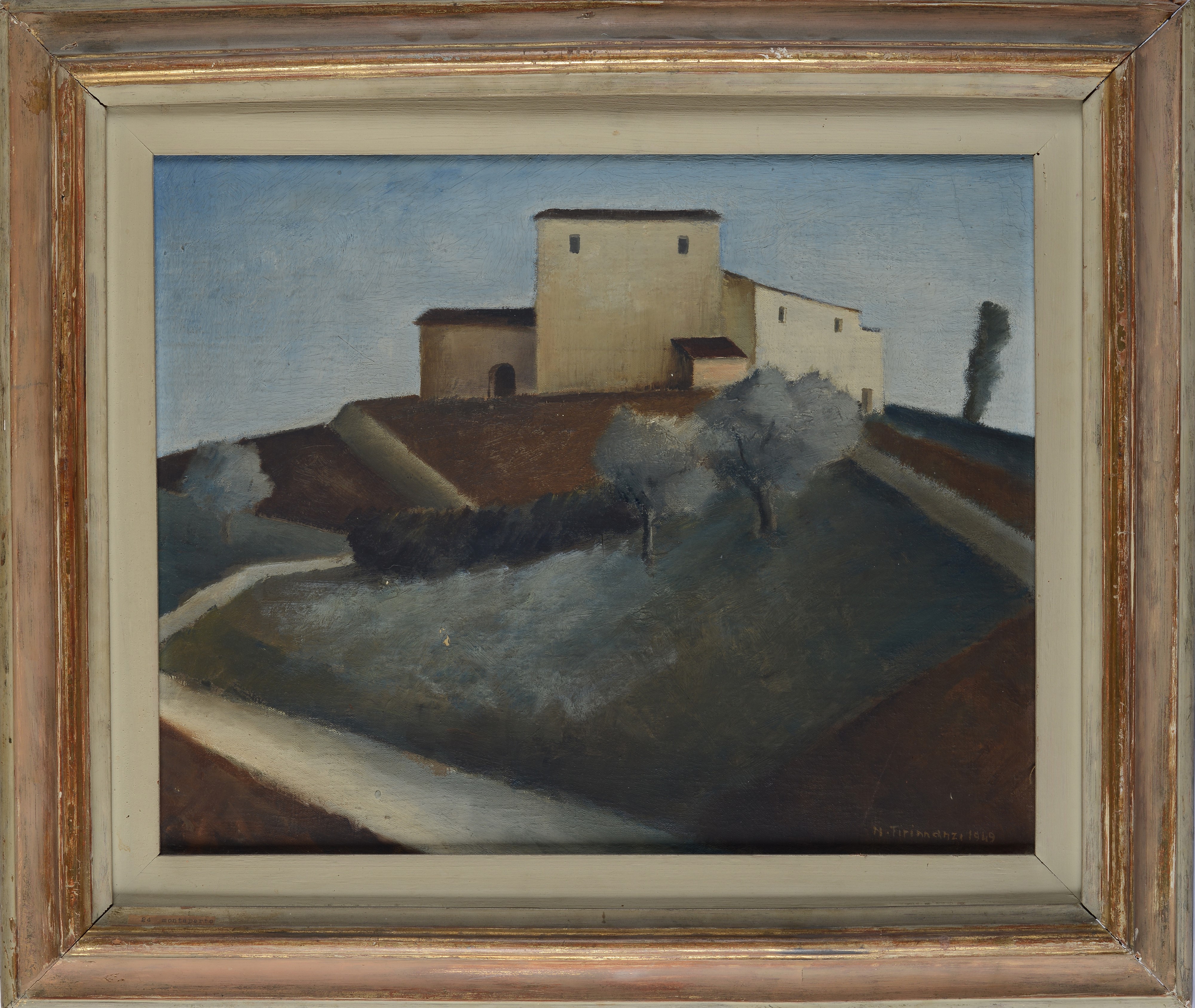 Nino Tirinnanzi - Paesaggio, olio su tela