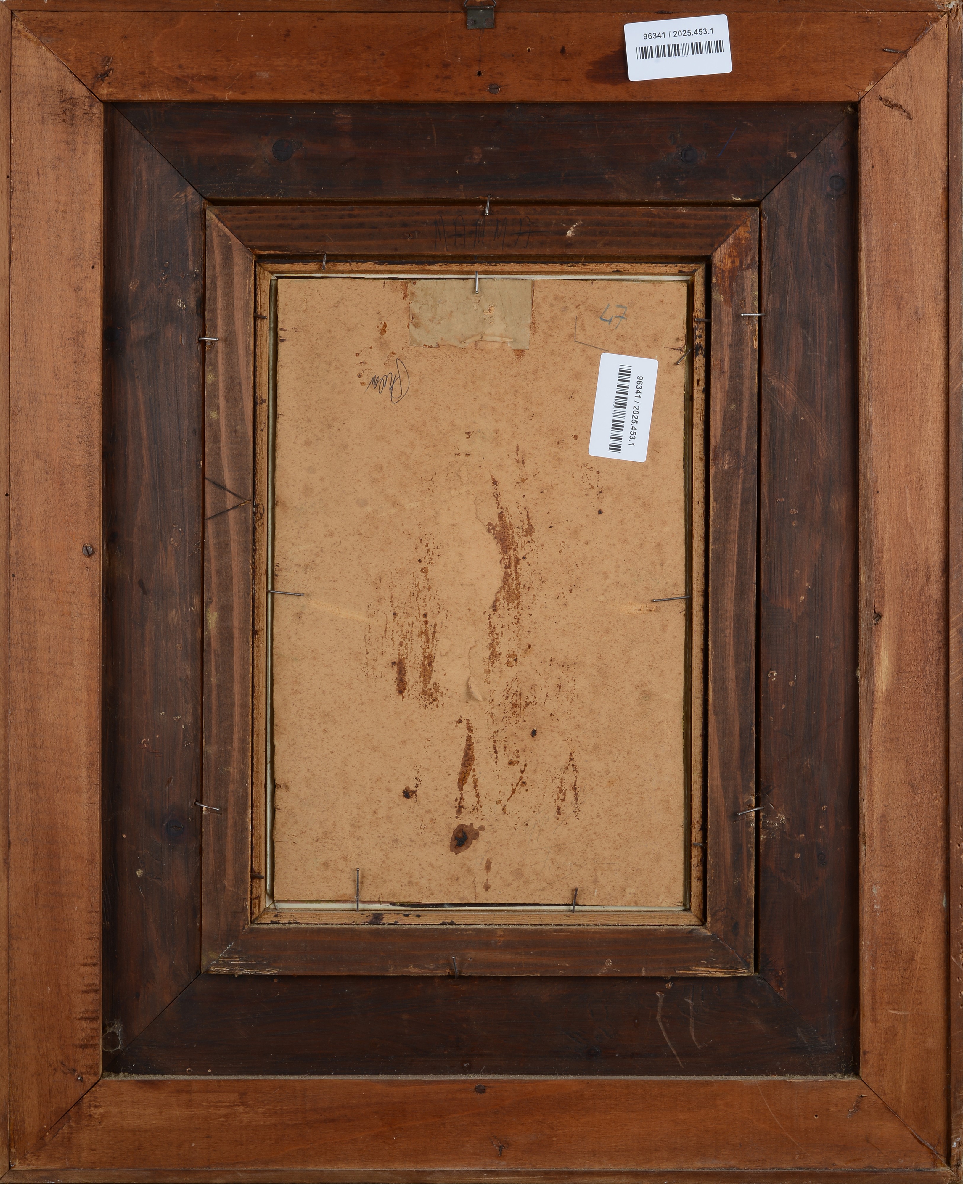 Contadina con bambini