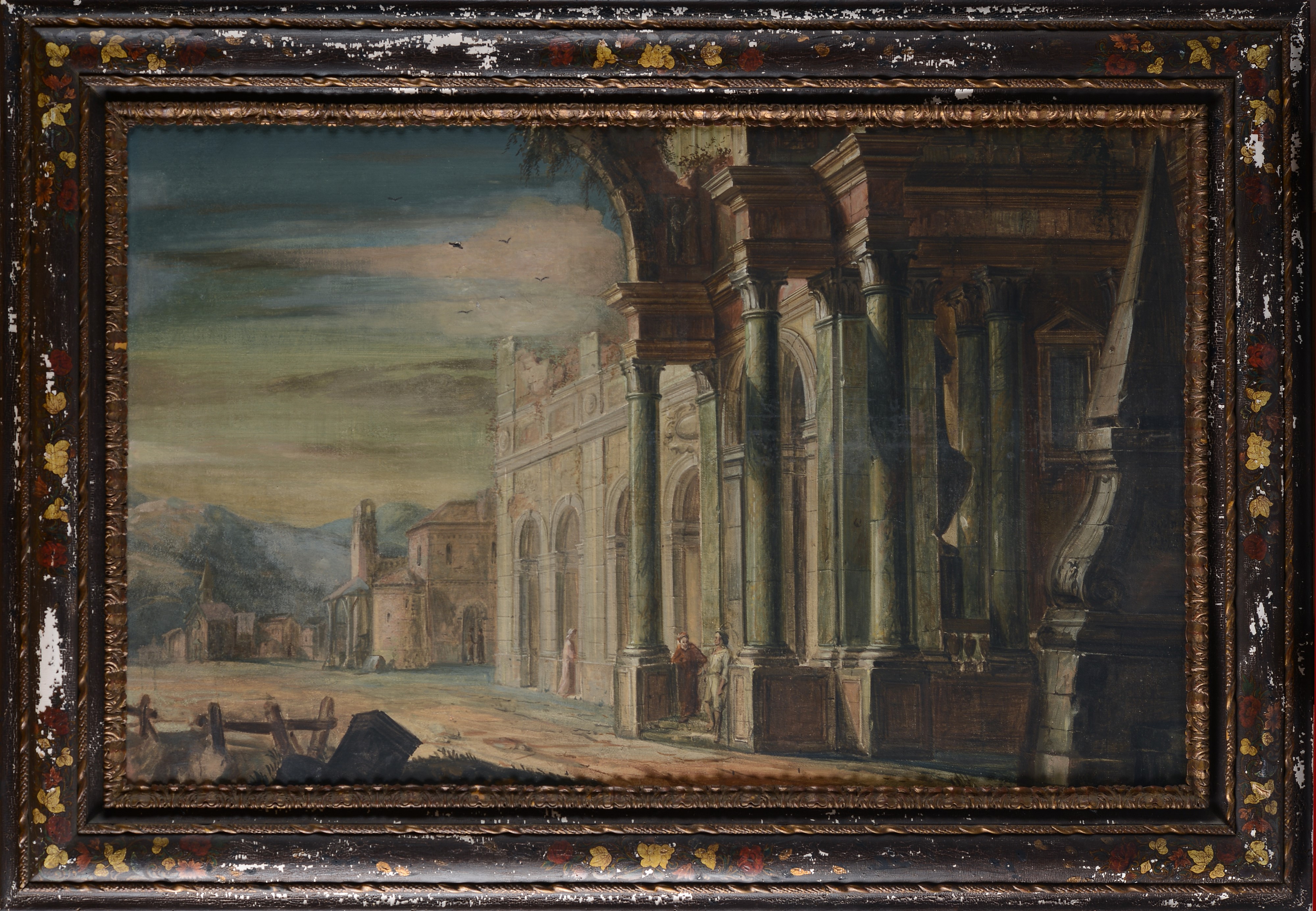 Paesaggio con architetture