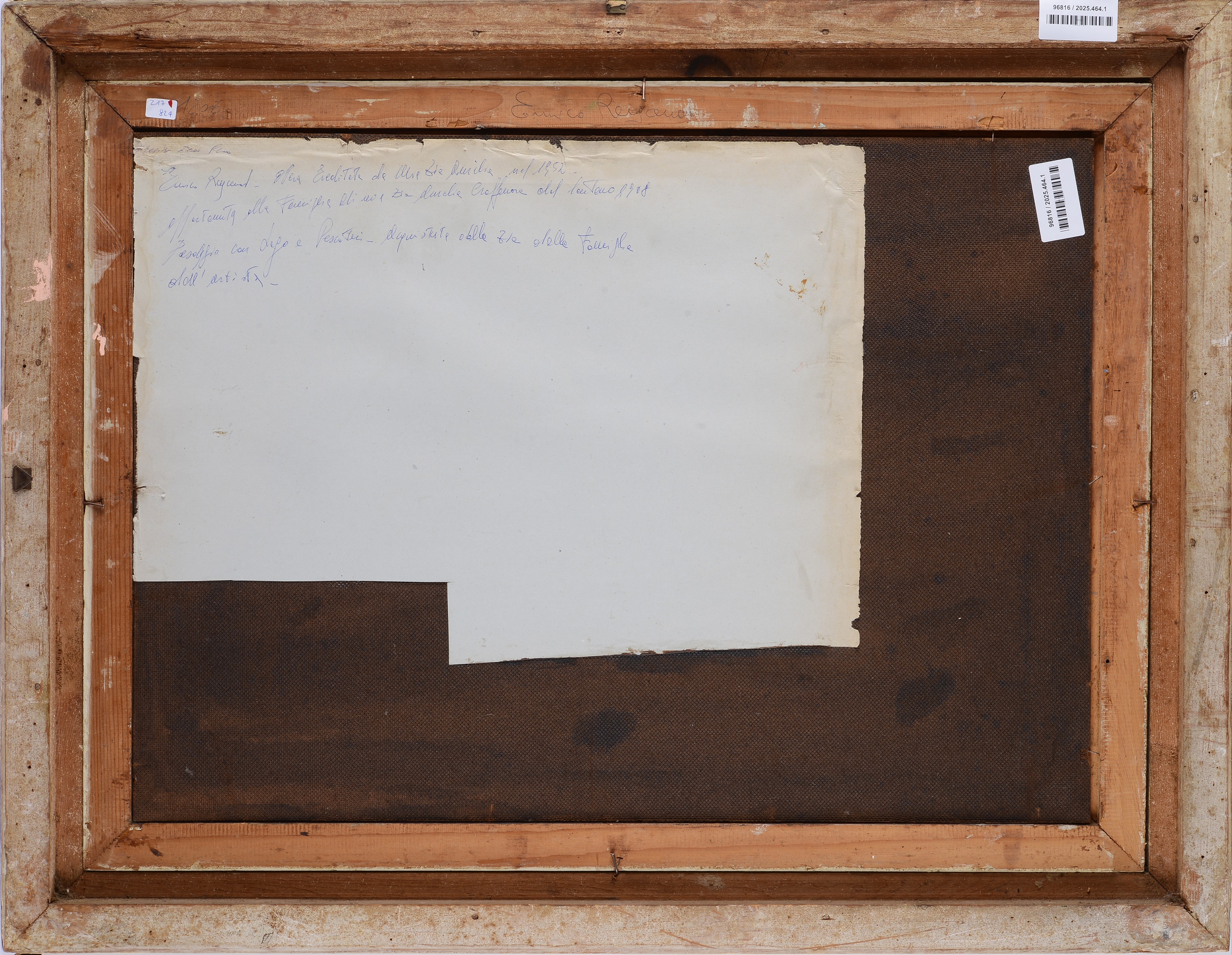 Paesaggio lacustre con pescatori