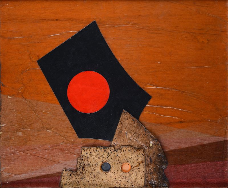 Roberto Crippa - Collage su tavola